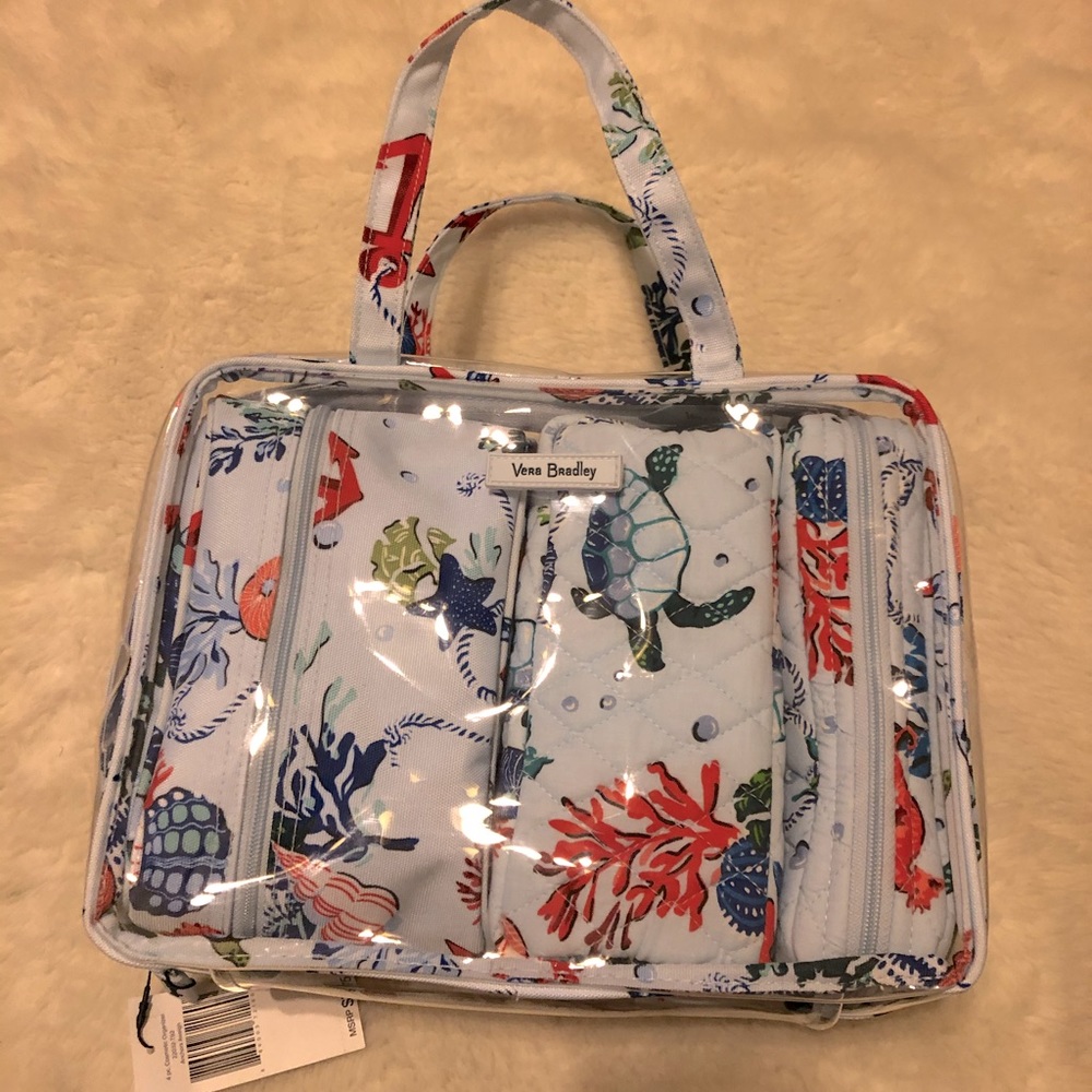 Vera Bradley 4 piece travel bag set
